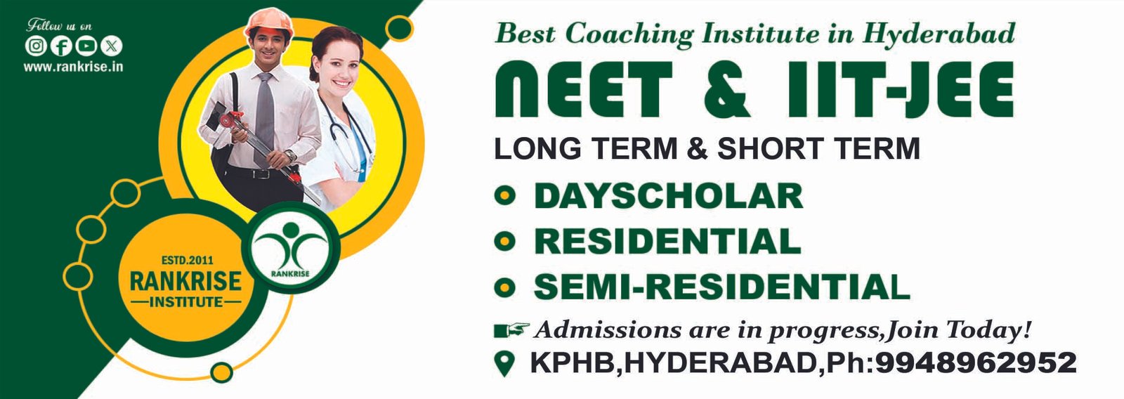 Best IIT JEE Mains & NEET Coaching Institute in Hyderabad